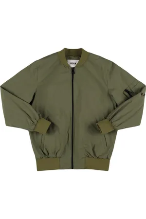 Msgm Bomber In Misto Cotone