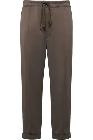 Tom Ford Pantaloni Jogger In Cady Di Misto Viscosa