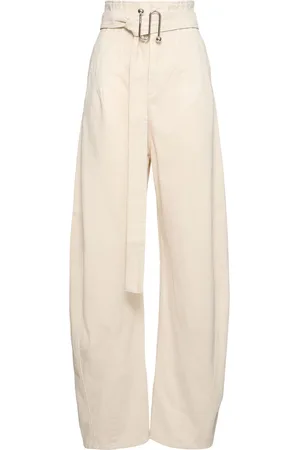 Sportmax Pantaloni Larghi Glauco In Cotone