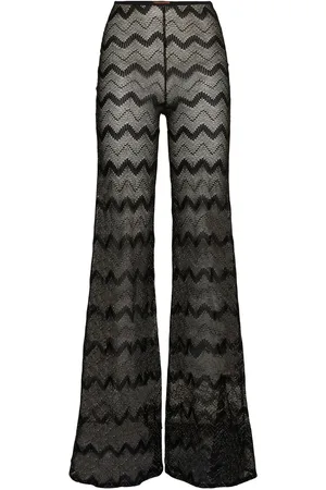 Missoni Pantaloni Svasati In Chevron