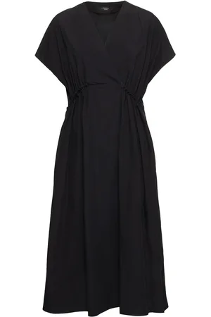 Max Mara Vestito Midi Blasone In Popeline