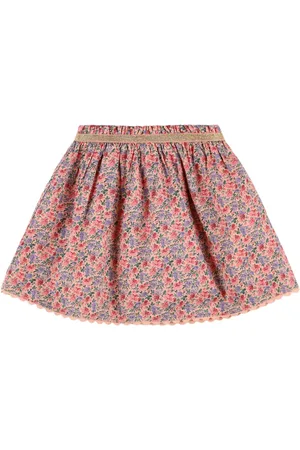 Louise Misha Gonna In Twill Di Cotone Stampato