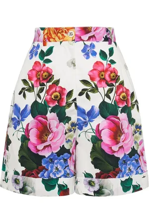 Dolce & Gabbana Shorts In Popeline Stampato