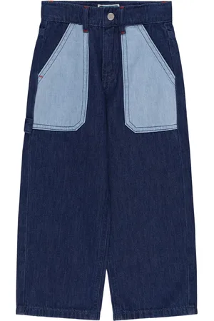 Kenzo Pantaloni In Denim Di Cotone