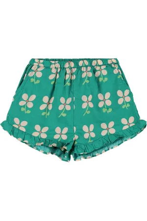 Hello Simone Shorts In Mussola Di Cotone Stampato