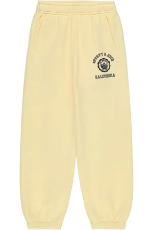 Sporty & Rich Pantaloni California Emblem In Felpa Di Cotone