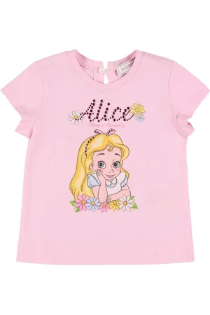 MONNALISA T-shirt In Jersey Di Cotone Stampato