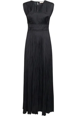 ULLA JOHNSON Vestito Delia In Raso Plissé