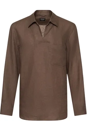 Ermenegildo Zegna Camicia Oasi In Lino