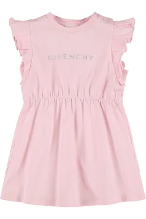 Givenchy Vestito In Jersey Di Cotone Con Logo