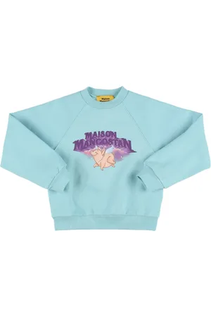 Maison Mangostan Felpa In Cotone Stampato