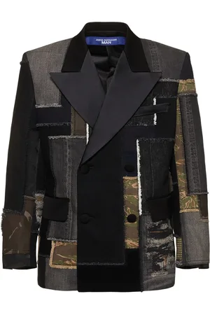 JUNYA WATANABE Blazer In Denim Di Cotone Patchwork