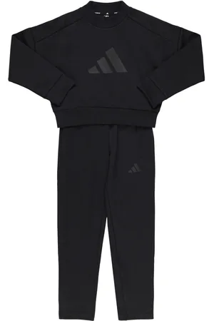 adidas Felpa In Misto Cotone Con Logo