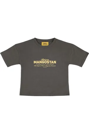 Maison Mangostan T-shirt In Cotone Organico Con Stampa