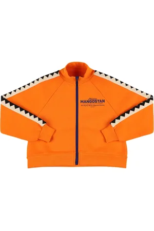 Maison Mangostan Felpa In Cotone Con Zip E Stampa