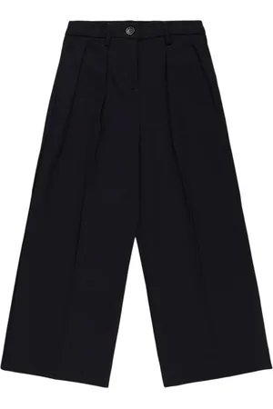 Nine In The Morning Pantaloni J-sandra In Misto Lana Con Pinces
