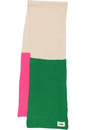 Indee Sciarpa In Maglia Di Misto Acrilico Color Block