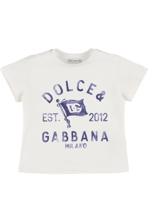 Dolce & Gabbana T-shirt In Jersey Di Cotone Stampato