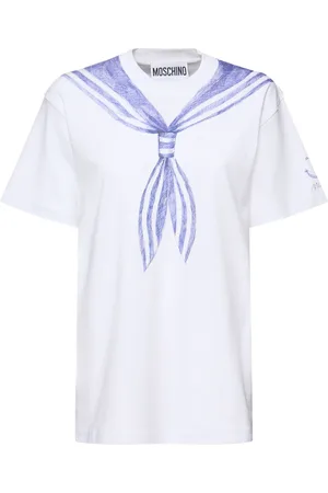 Moschino T-shirt In Jersey Di Cotone Stampato
