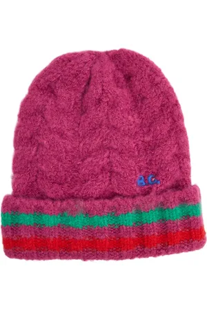 Bobo Choses Cappello In Maglia A Trecce Con Righe