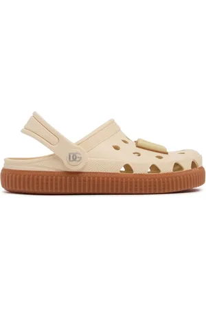 Dolce & Gabbana Sandali In Gomma Con Logo