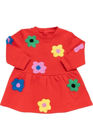 Stella McCartney Vestito In Cotone Organico Con Fiori