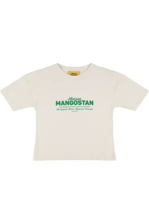 Maison Mangostan T-shirt In Cotone Organico Con Stampa