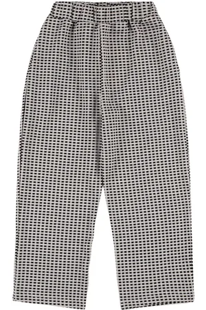 Maison Mangostan Pantaloni In Misto Poly Stampato