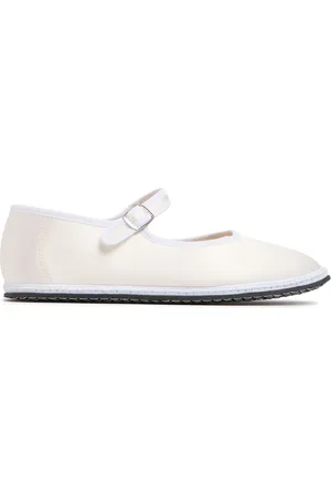 VIBI VENEZIA Scarpe Mary Jane Snow White In Seta 10mm