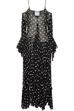 Moschino Vestito In Seta Georgette