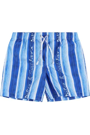 Dolce & Gabbana Shorts Mare In Poly Stampato