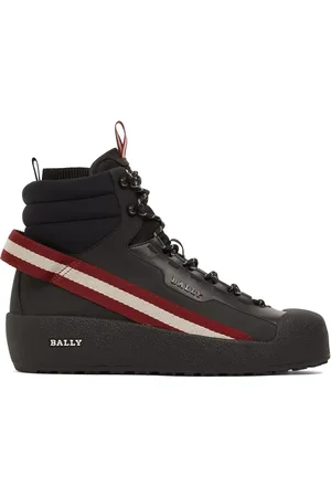 Bally Stivali Hiking Clyde In Pelle E Techno Spalmato