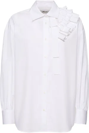 Msgm Camicia In Popeline Di Cotone
