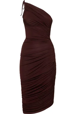MAGDA BUTRYM Vestito Monospalla In Jersey Drappeggiato