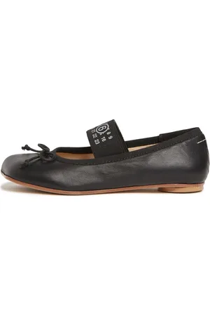 Maison Margiela Ballerine In Pelle Con Logo