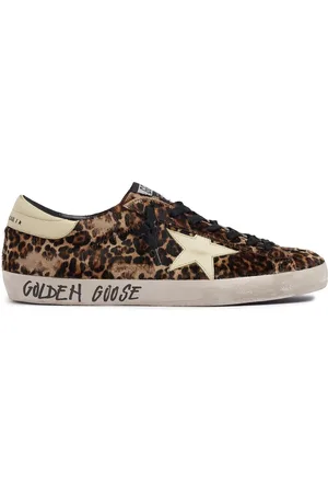 Golden Goose Sneakers Super Star In Pelle Animalier