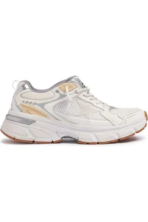 Golden Goose Sneakers Lightstar In Mesh Di Pelle E Camoscio
