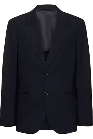 Seven Gauge Blazer Monopetto In Misto Lana Tropical
