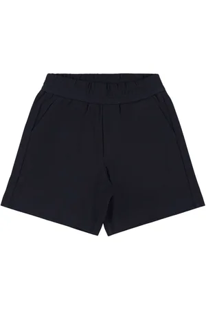 Moncler Shorts In Felpa Di Cotone Piqué