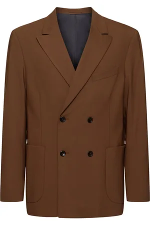 Seven Gauge Blazer Doppiopetto In Misto Lana Tropical