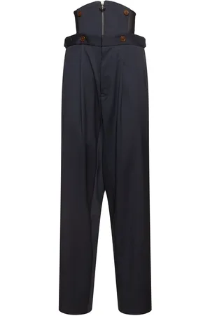 Vivienne Westwood Pantaloni Dritti Con Corsetto Macca