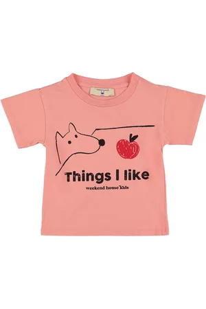 Weekend House Kids T-shirt In Cotone Organico Con Stampa