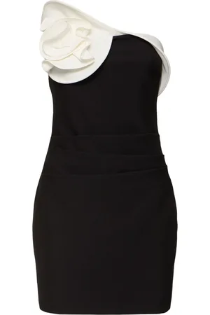 Roland Mouret Vestito Corto Drappeggiato Senza Spallini