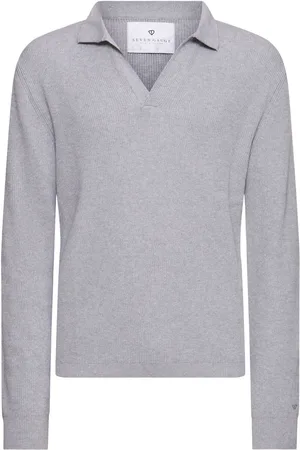 Seven Gauge Polo A Maniche Lunghe In Cotone A Costine