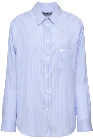 Blazé Milano Camicia In Misto Seta A Righe Catalina Anabas