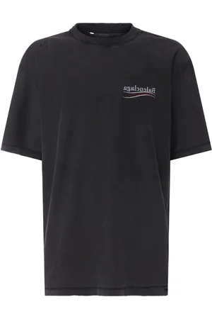 Balenciaga T-shirt Inside Out Political In Cotone