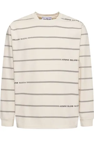 Stone Island Felpa Girocollo A Righe