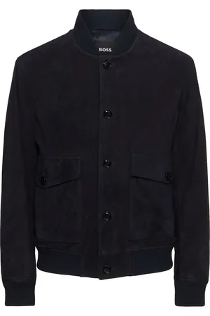 HUGO BOSS Giacca Melot In Pelle Scamosciata