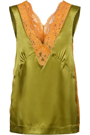 DRIES VAN NOTEN Top In Raso Di Seta Stretch Shake