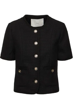 DUNST Giacca Summer In Tweed Di Misto Cotone